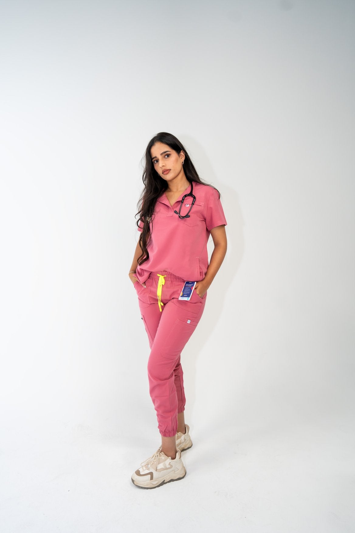 Image of Icon Collar Scrub Top