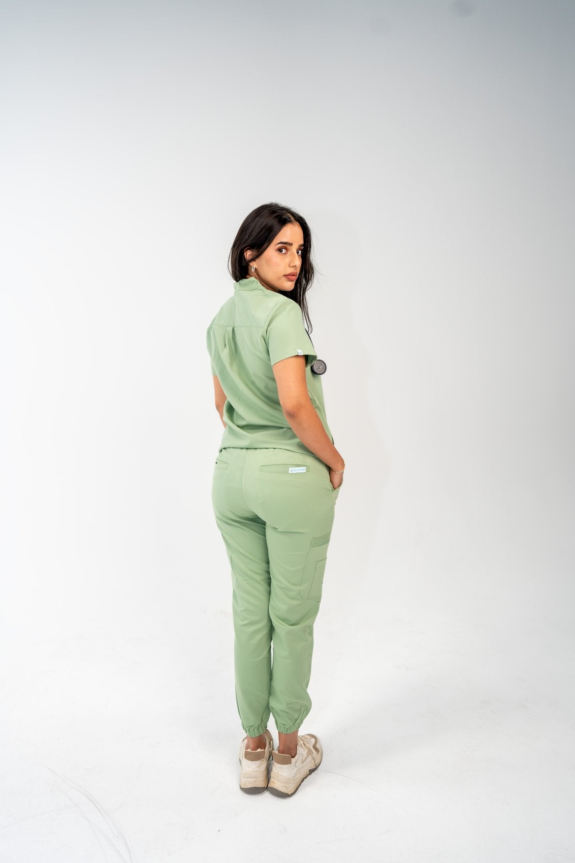 Image of Icon Collar Scrub Top