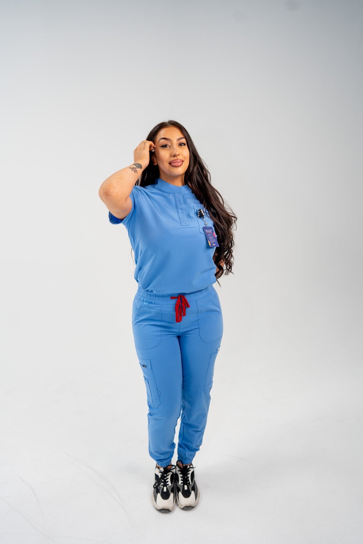 Image of Icon Collar Scrub Top