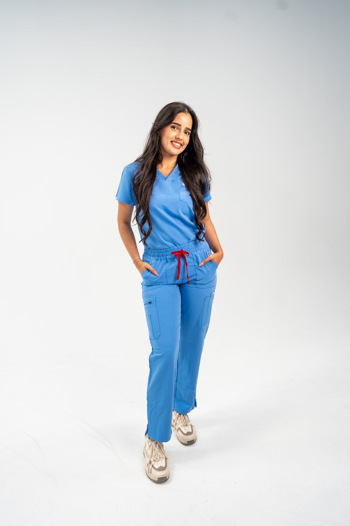 Image of Essential V-Neck Scrub Top