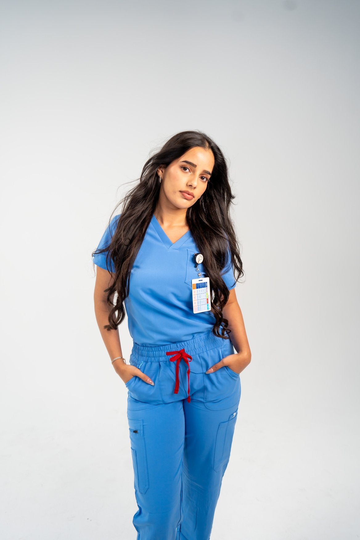 Image of Essential V-Neck Scrub Top