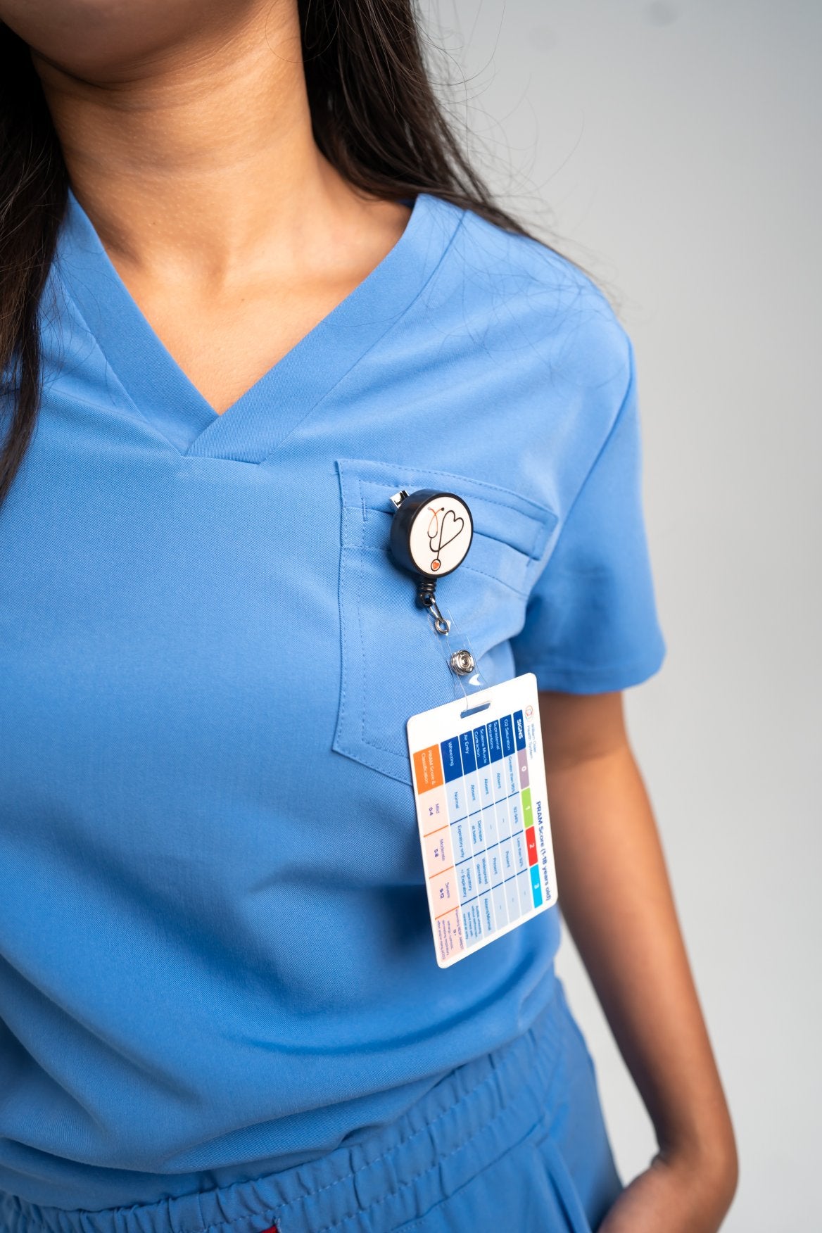 Image of Essential V-Neck Scrub Top