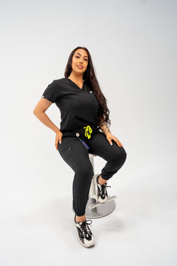 Image of Essential V-Neck Scrub Top