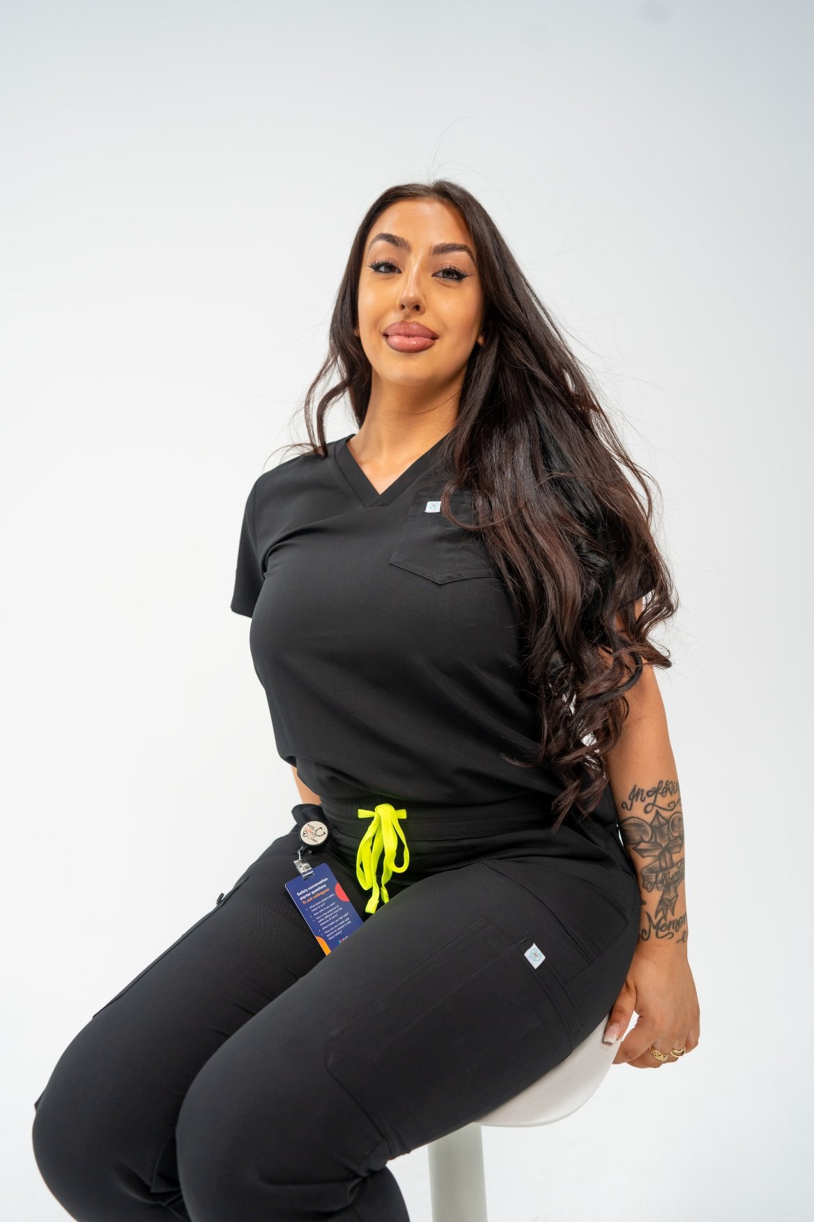 Image of Essential V-Neck Scrub Top