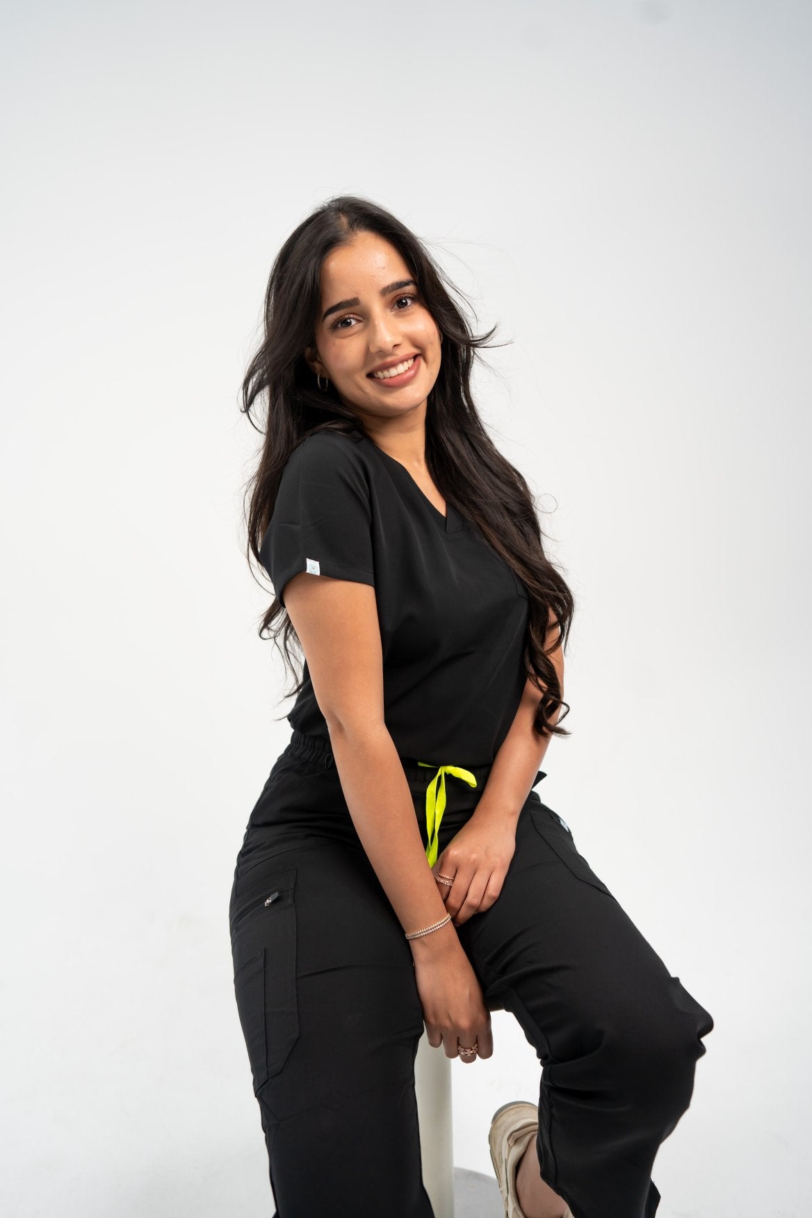 Image of Essential V-Neck Scrub Top