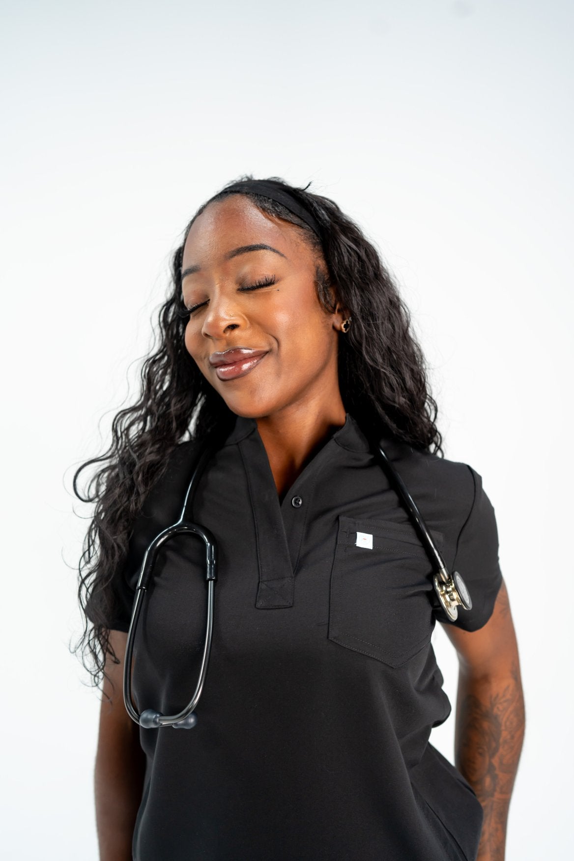 Image of Icon Collar Scrub Top