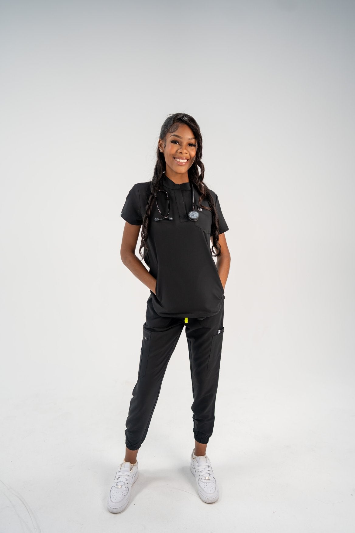 Image of Icon Collar Scrub Top