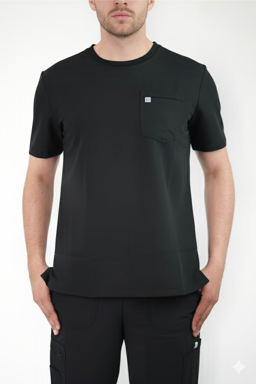 Image of Crew Neck Scrub Top