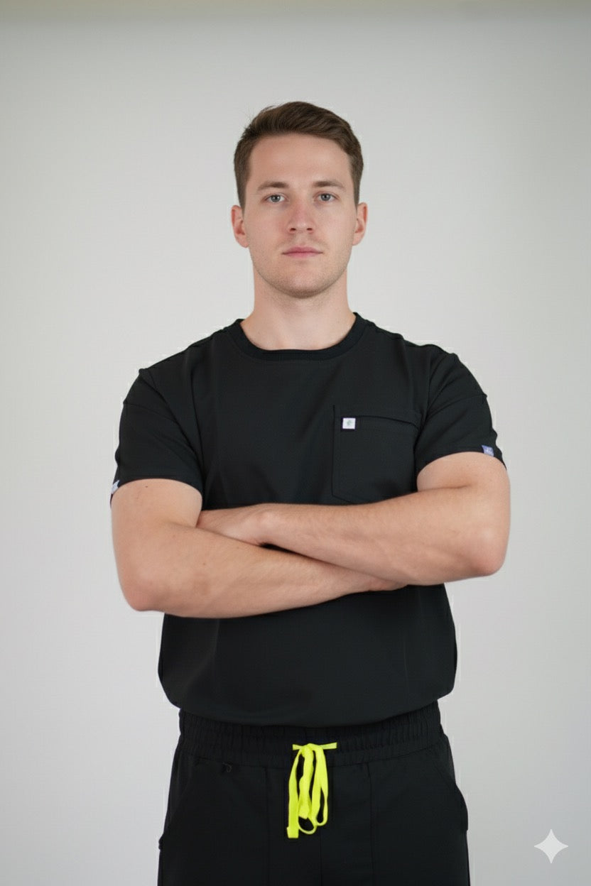 Image of Crew Neck Scrub Top